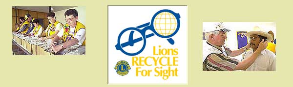 Lions Recycle Eyeglasses